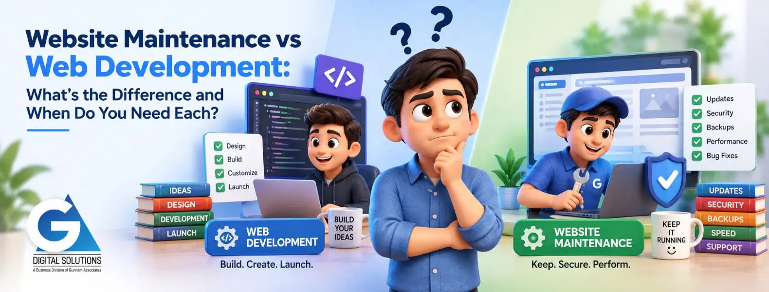 Website Maintenance vs Web Development